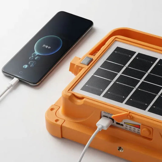 100W Rechargeable Solar LED