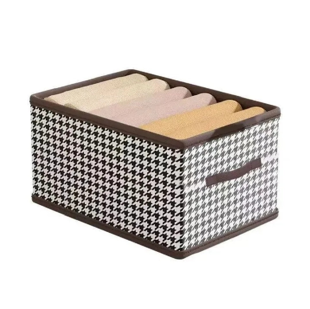 Foldable washable wadrobe Storage Box Folding Basket With Frame Clothing Organizer Drawer Cabinet Bin Containers For Wardrobe Bedroom Closet Home