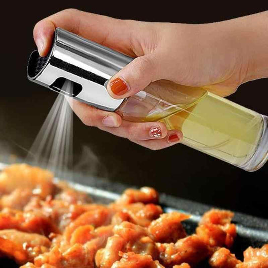 Stainless Steel Oil Vinegar Sprayer Oil Spray Bottle Dispenser for Kitchen 100 ML