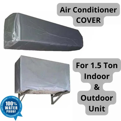 AC Cover 1.5 Ton 1 Ton 2 ton for invertor Indoor & Outdoor unit 100% Water Proof Dust proof