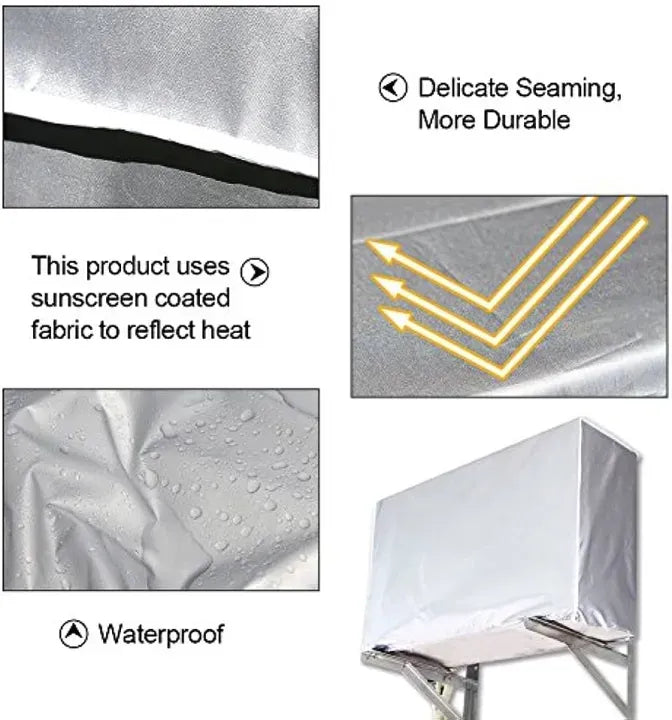 AC Cover 1.5 Ton 1 Ton 2 ton for invertor Indoor & Outdoor unit 100% Water Proof Dust proof