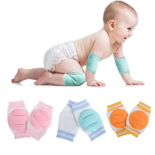 Baby Knee Pads for Crawling Cute Breathable Adjustable Elastic Baby Kneepads Knee Elbow Pads Crawling Safety Protector Infant Toddler