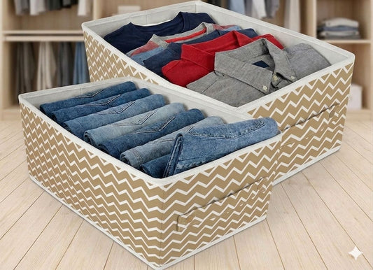 Foldable washable wadrobe Storage Box Folding Basket With Frame Clothing Organizer Drawer Cabinet Bin Containers For Wardrobe Bedroom Closet Home