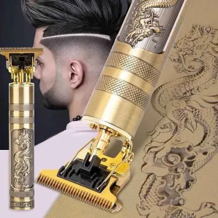 Premium Rechargeable Electric Trimmer with Ultra-Long Standby and Stainless Steel Cutter Head for Men's Grooming