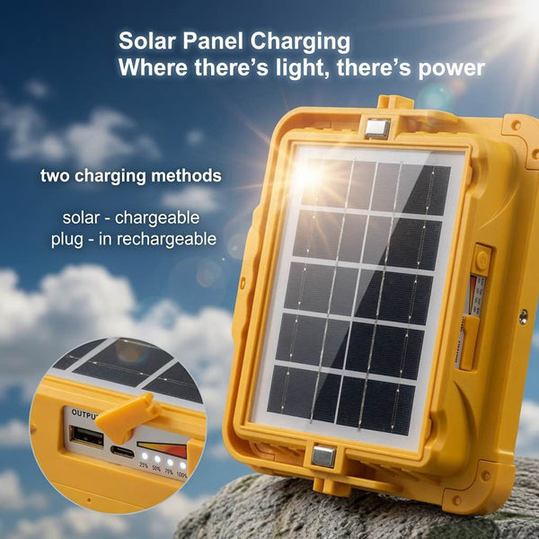 100W Rechargeable Solar LED